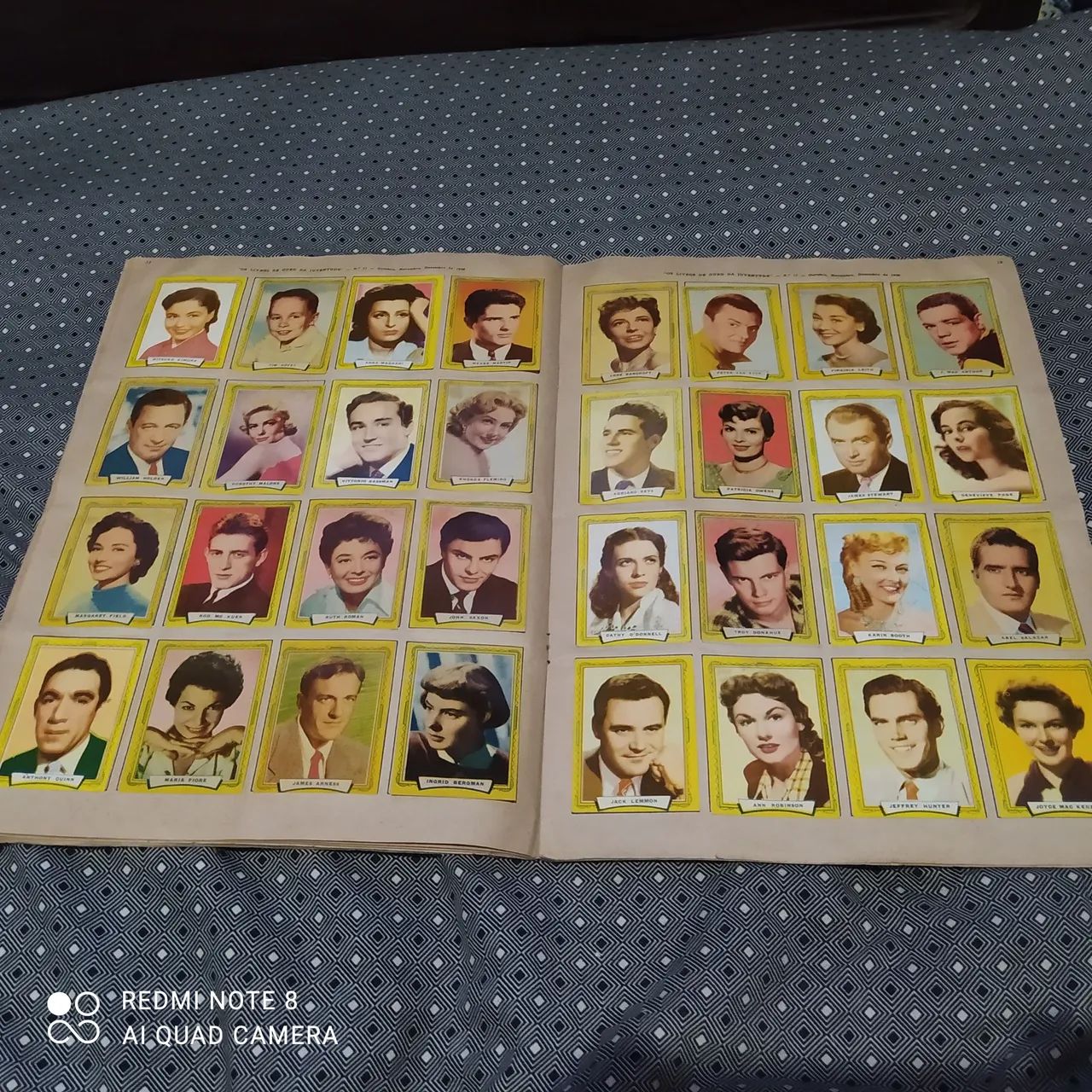 Álbum de Figurinhas Ídolos da Tela 1958 - Foto 4
