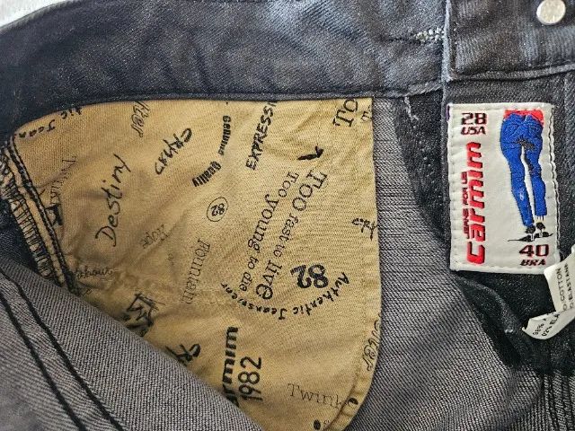 Calça Carmim, jeans preto - Foto 3