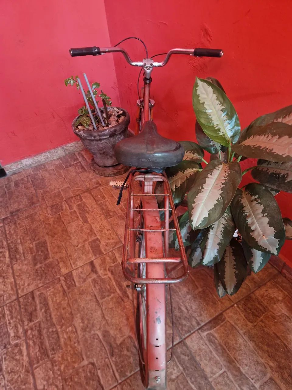 Bicicleta monark original antiga quadro cachimbado original e freio a pedal - Foto 3