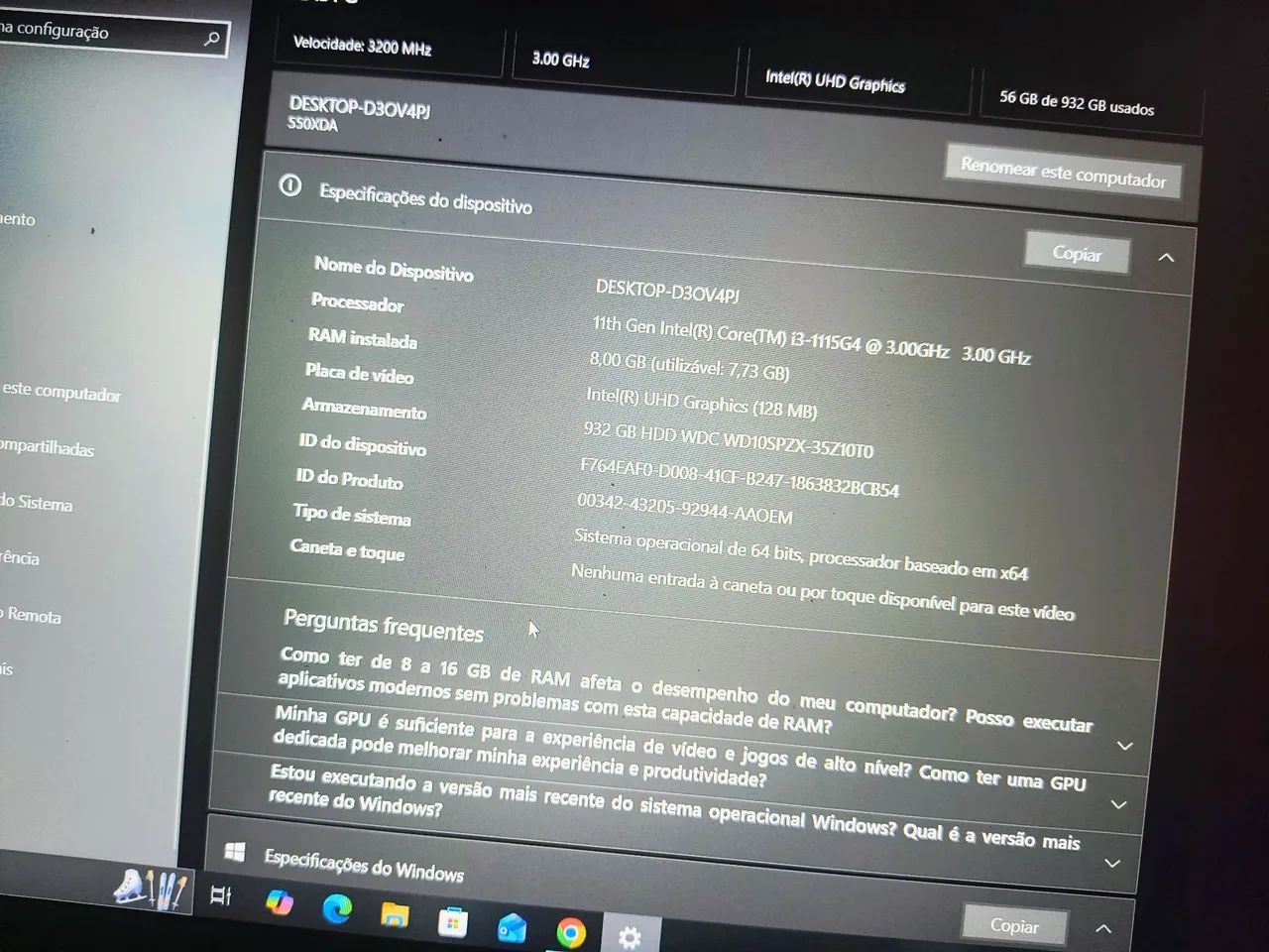 Notebook Samsung core i3 11° gen - Foto 3