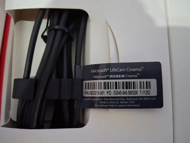 Webcam Cinema Usb Preta Microsoft - H5D00013 - Foto 3