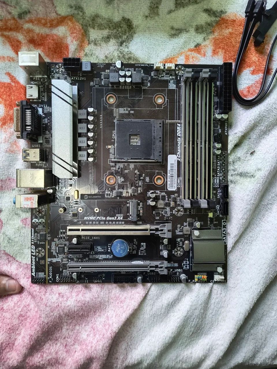 PLACA MÃE AMD A520M GT GOLDENTEC 