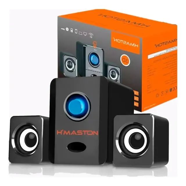 Caixa De Som 2.1 Bluetooth Ys-06 Com Subwoofer Novo Speaker PC Computador Notebook Loja - Foto 4