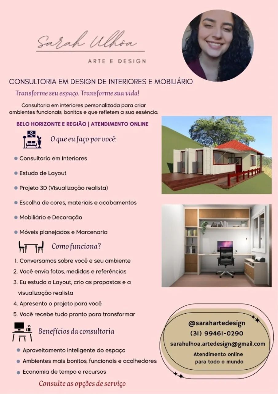 Consultoria em Design de Interiores e Mobiliário 