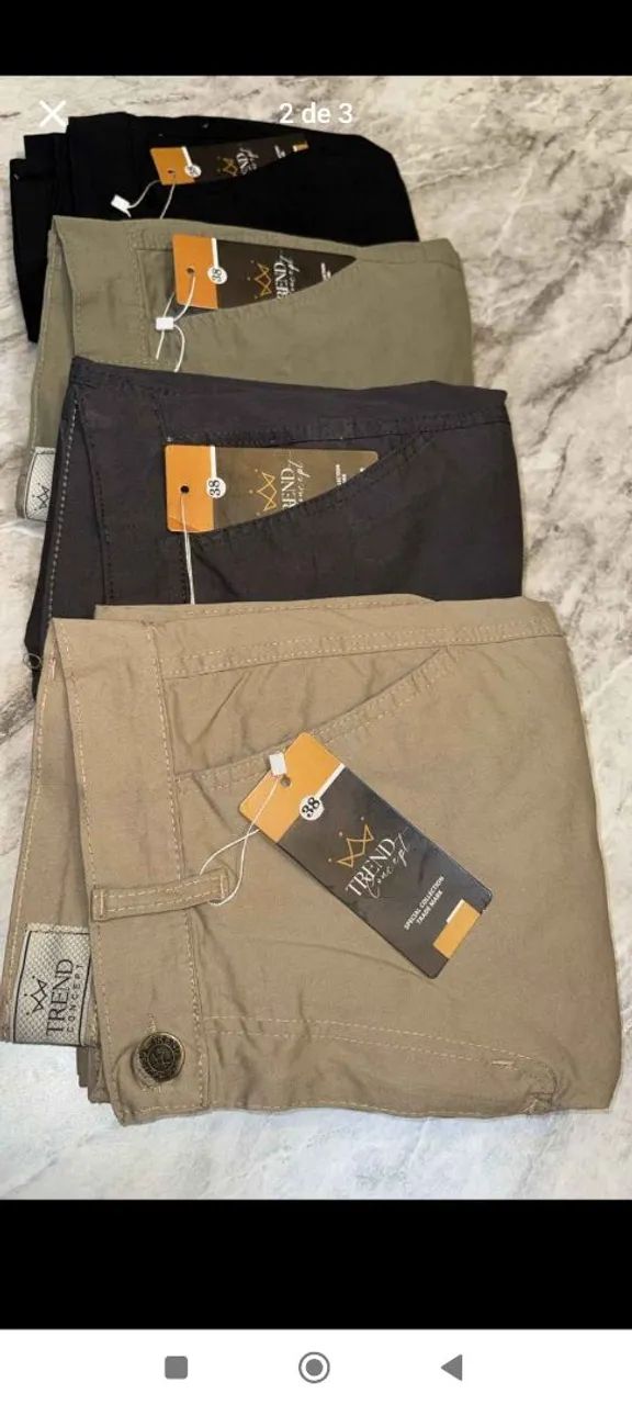 calças  brim plus sizes do 50 ao 64 - Foto 2