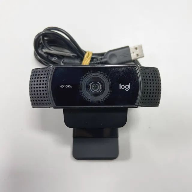  Webcam Full HD Logitech C922 Pro Stream com Microfone Embutido Webcam Full HD Logitech C9