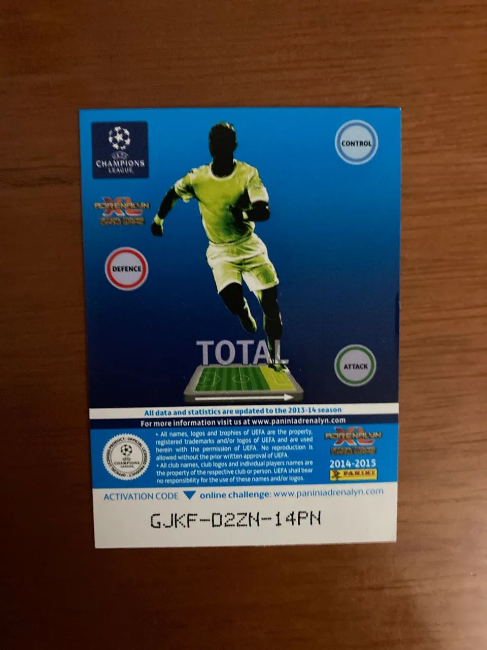 Card Cristiano Ronaldo- champions league 2014/2015 - Foto 2
