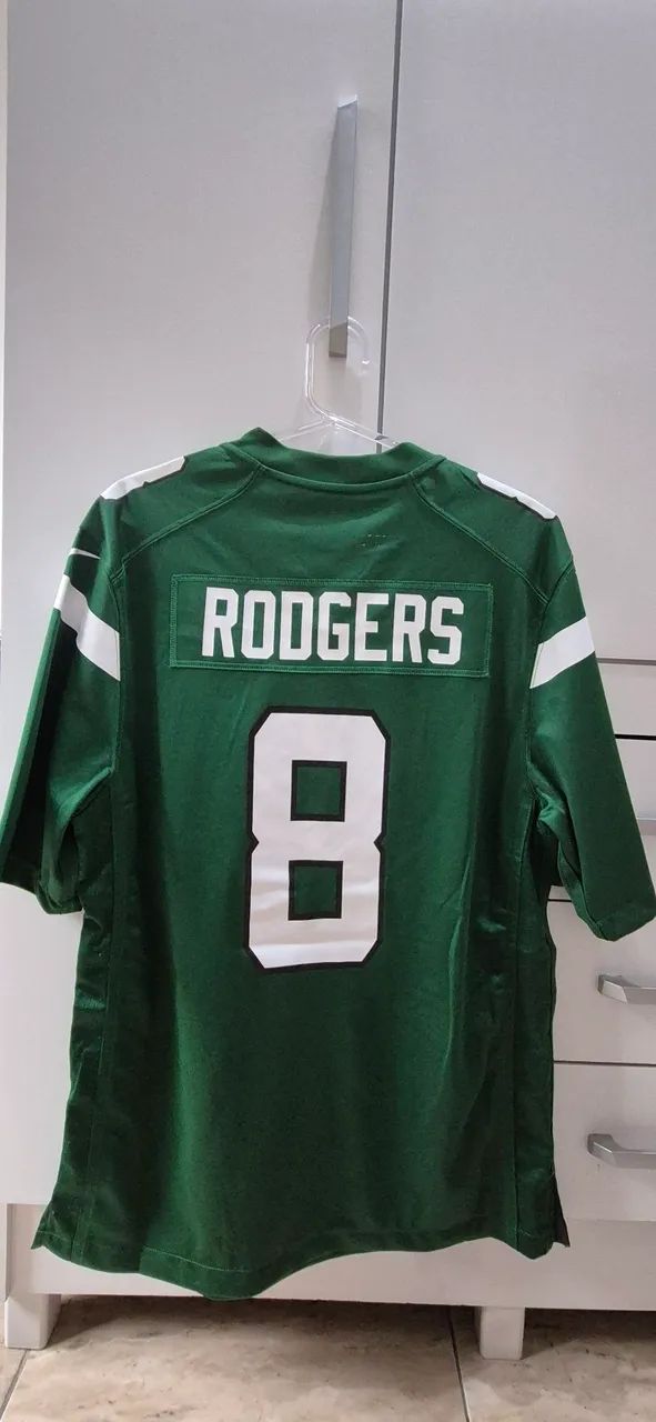 Camisa Jersey NFL New York Jets Aaron Rodgers 8 Tamanho M - Roupas