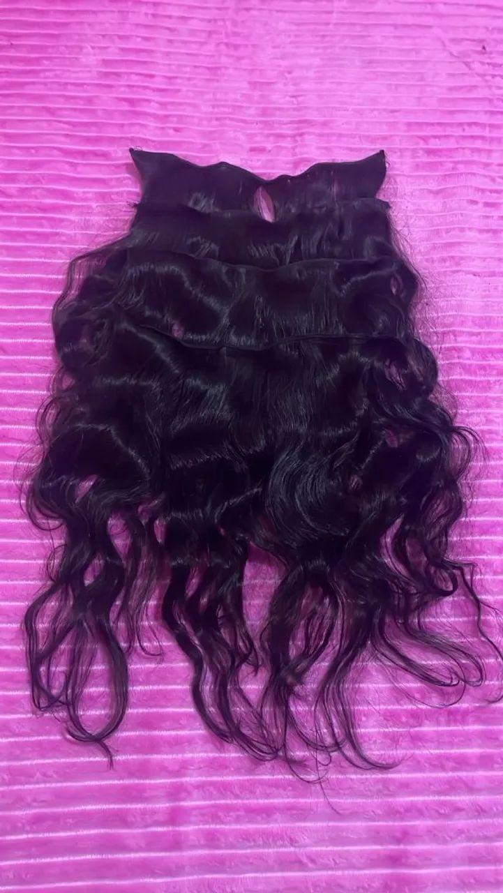 Cabelo Confeccionado ,aceito propostas 100 gramas pronto pra aplicar