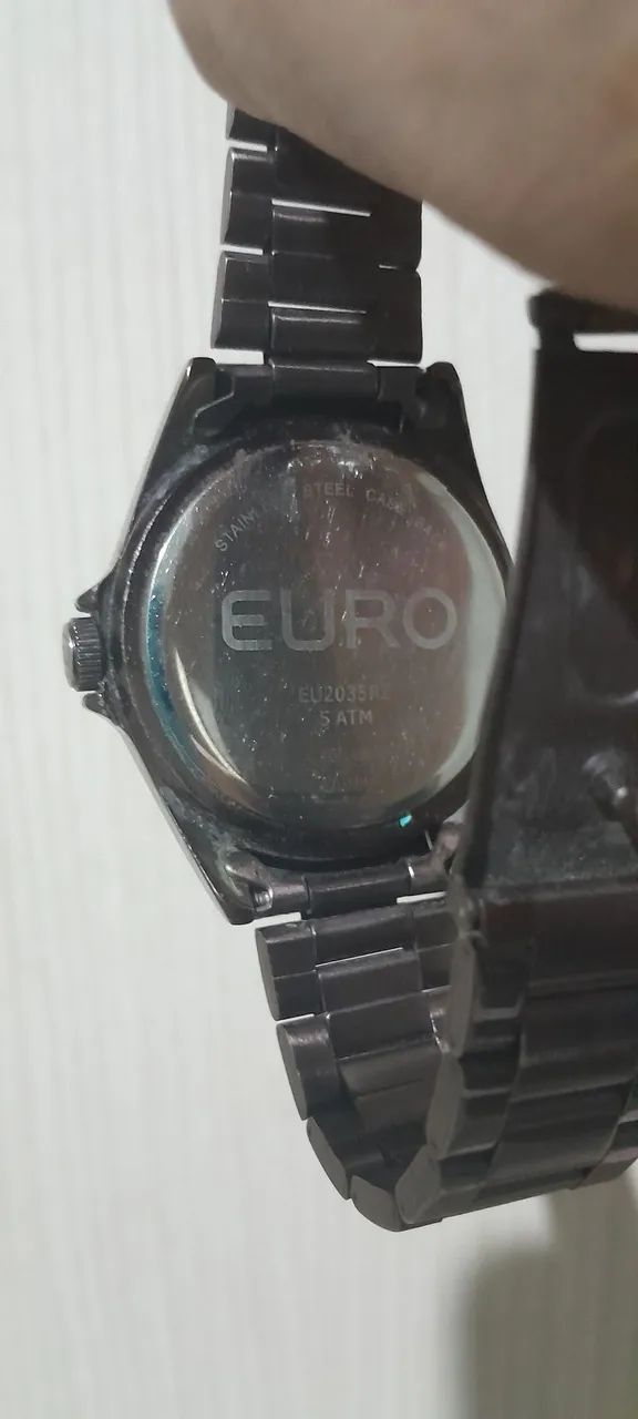 RELOGIO EURO FEMININO MARROM - Foto 2