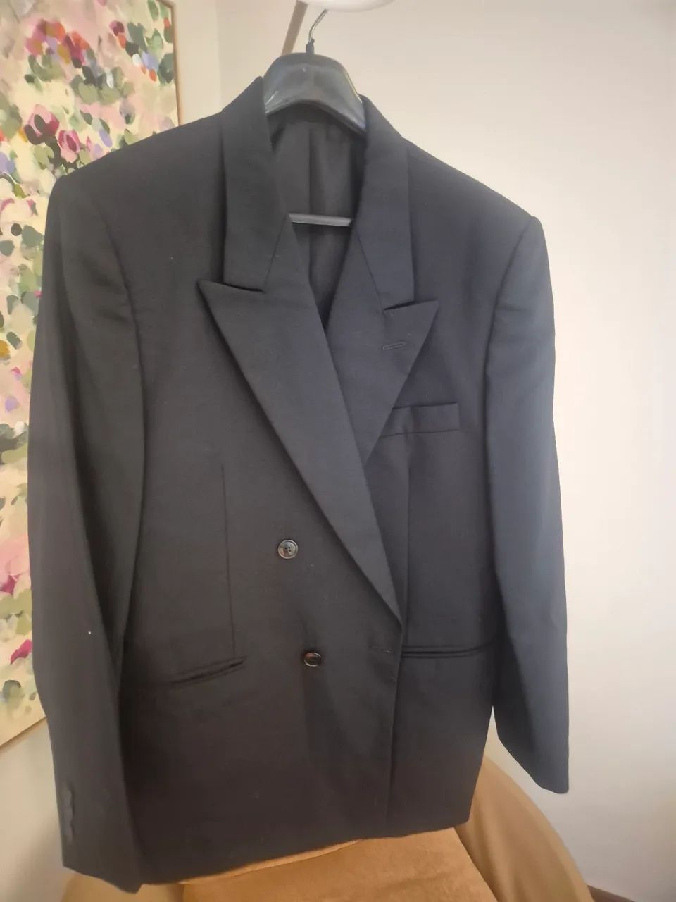 Blaser preto masculino alongado - Foto 3