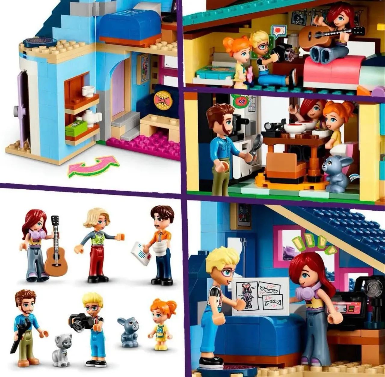 Lego Friends 42620 casas da Ollie novo  - Foto 4