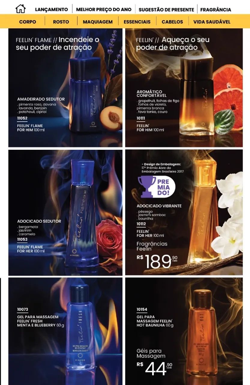 Feelin' Flame For Him Hinode 100ml - Foto 3