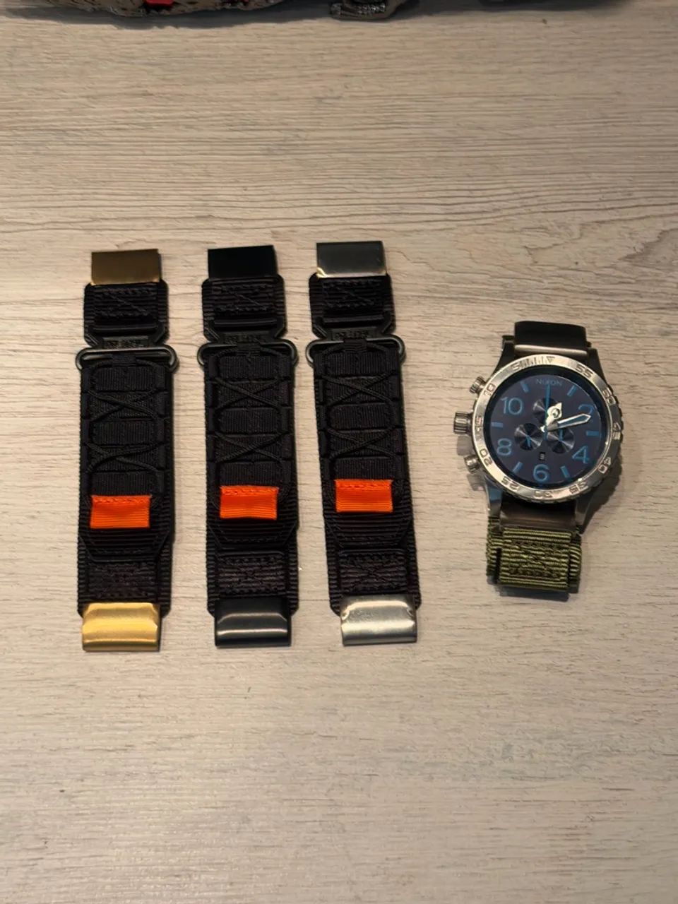 Pulseira relógio Nixon velcro - Foto 2