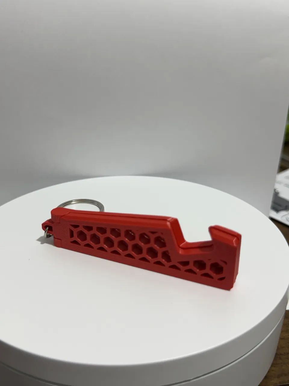 Suporte para celular, estilo chaveiro. - Foto 4