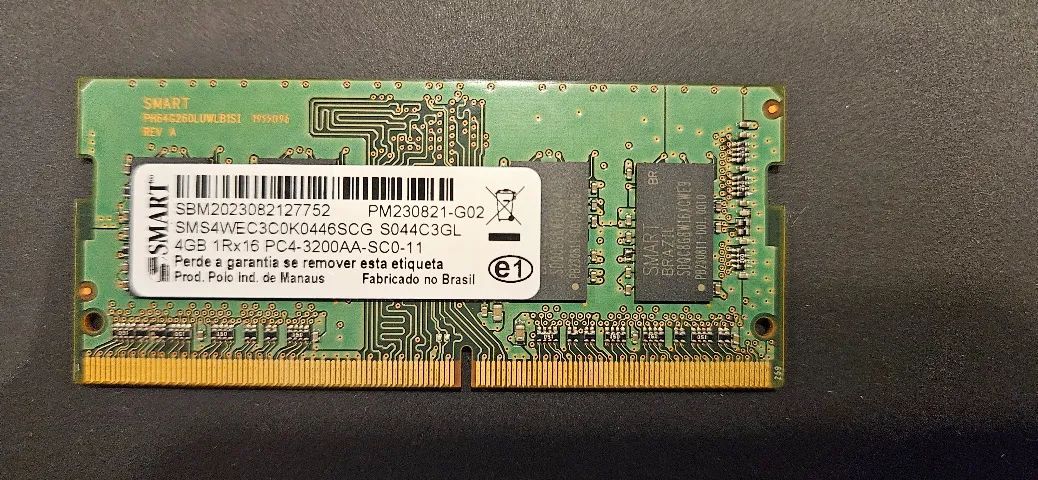 Memoria Notebook Smart 4gb DDR4 3200mhz