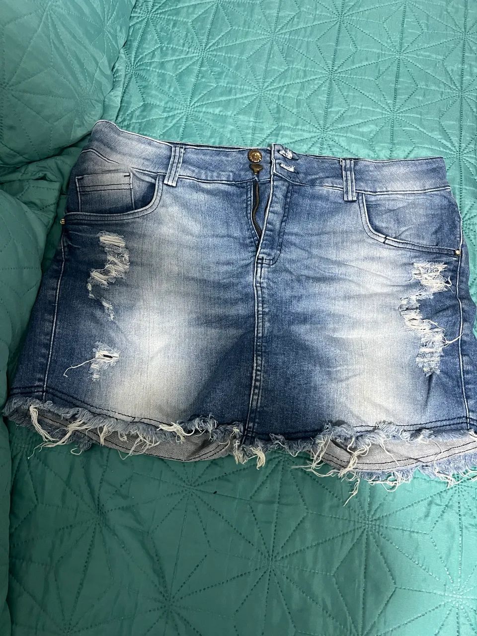 Short saia Jeans tamanho 48