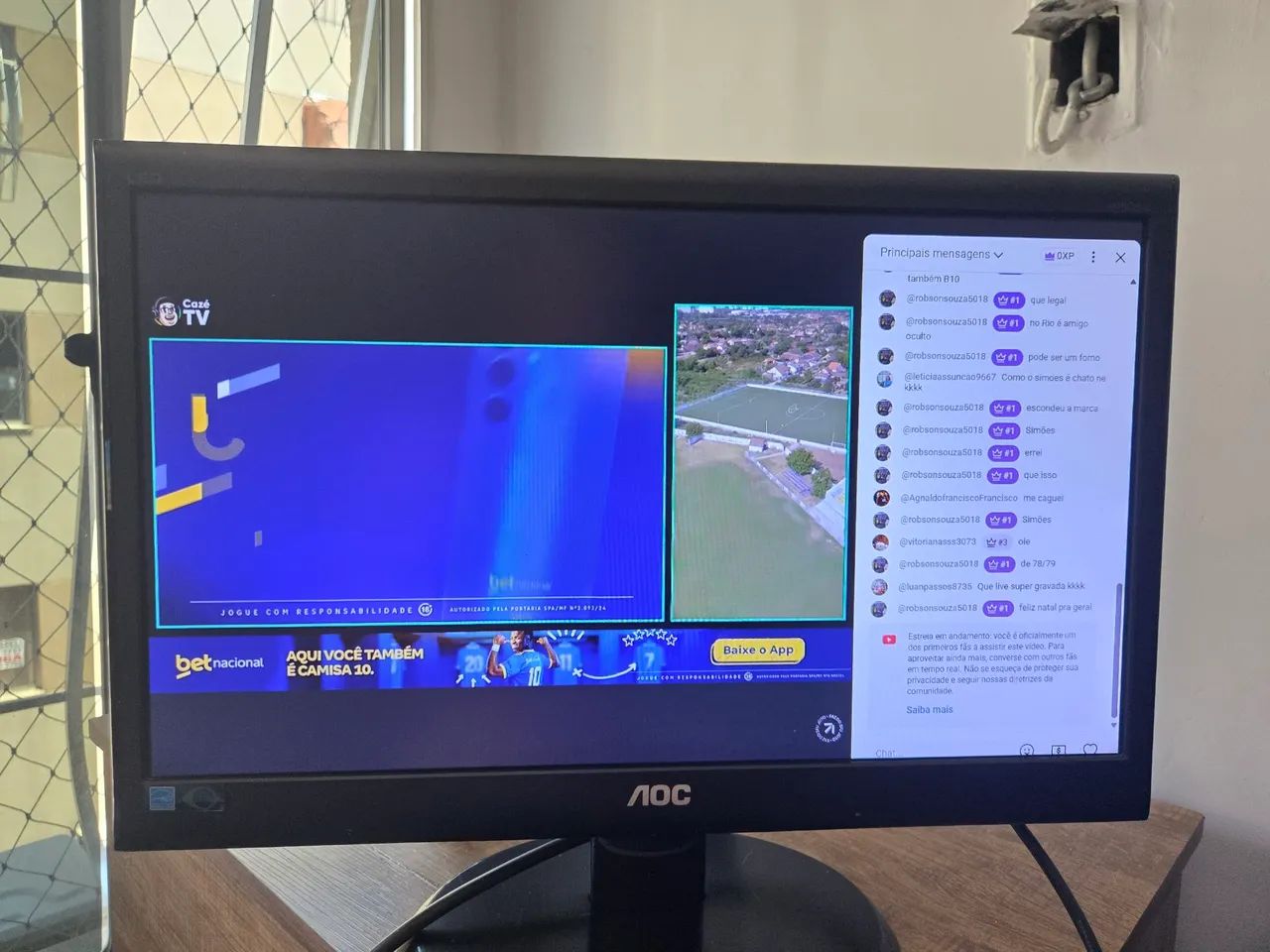Monitor AOC 18,5" LED + itens  - Foto 4