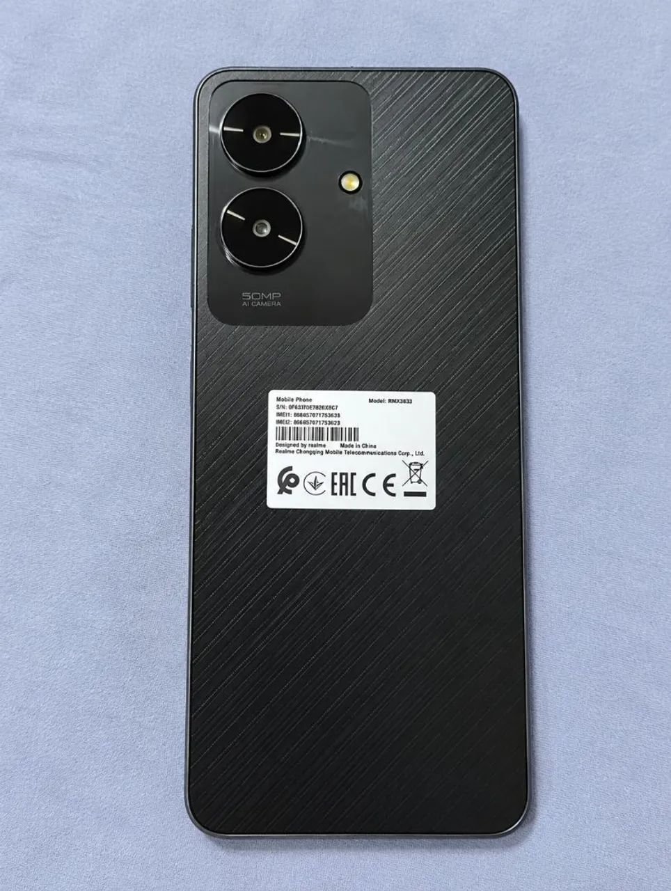 Realme Note 60 na Caixa + capinha 