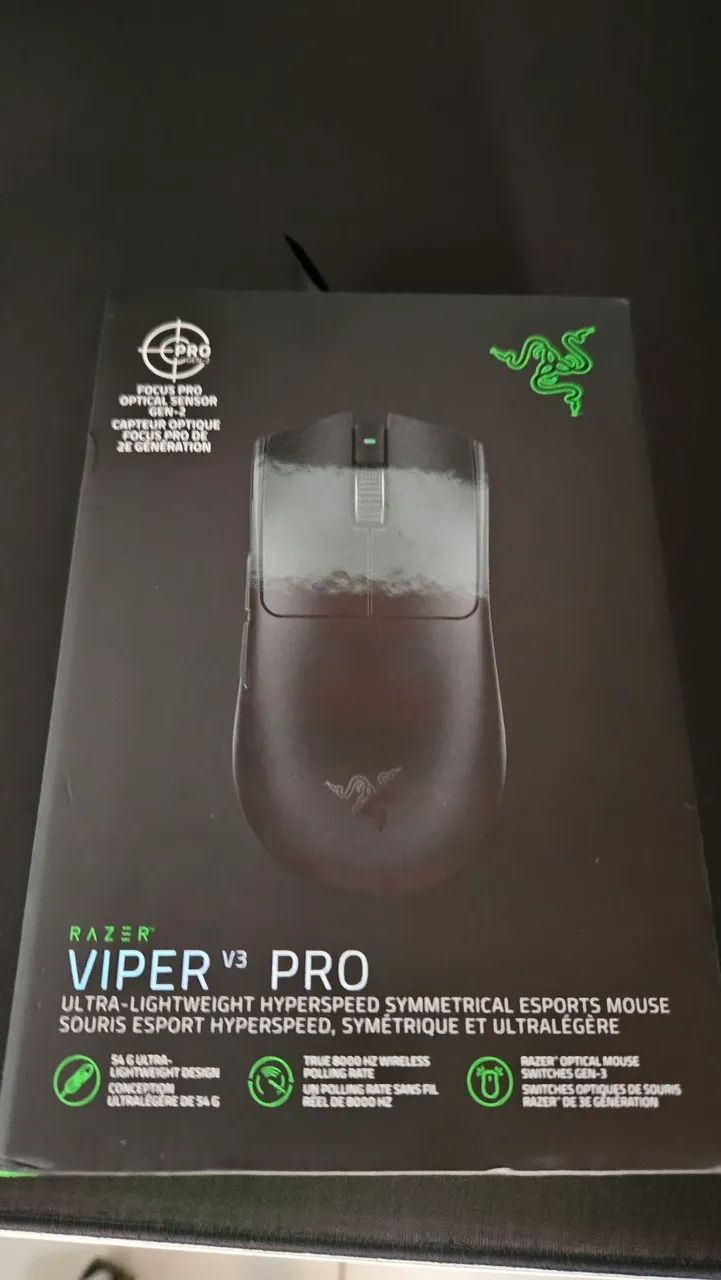 Mouse Razer viper v3 pro black - Periféricos e Acessórios de