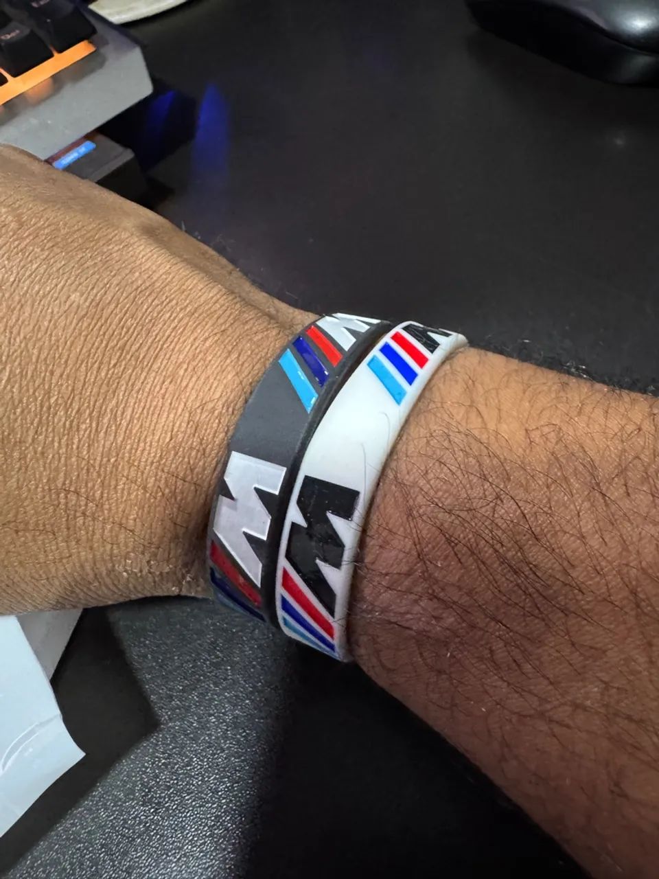 Pulseira silicone BMW M Competition Performance 17cm - Foto 3