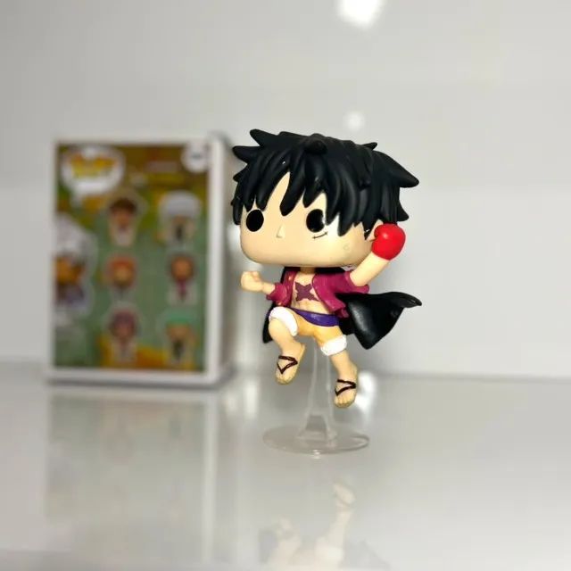 Boneco Luffy One Piece Colecionável com Base - Mini Figure Anime - Foto 3