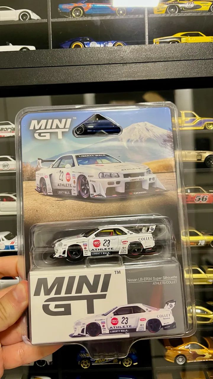 Mini GT - Nissan LB-ER34 Super Silhouette Skyline - Brinquedos e