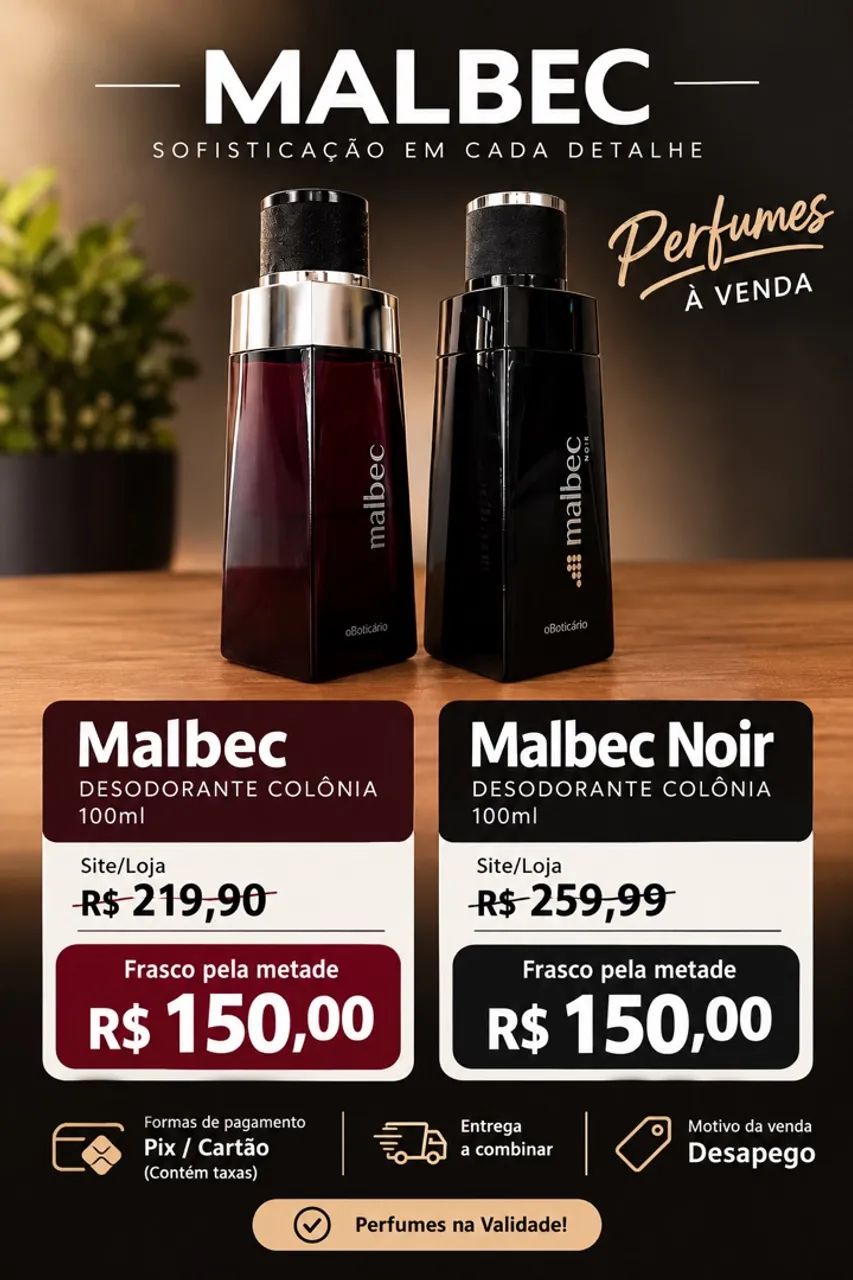 Perfume Malbec - Usado