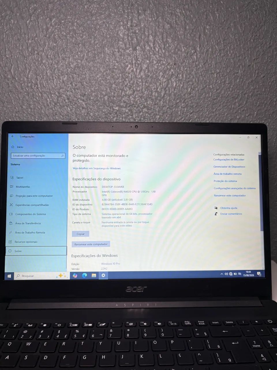 Notebook acer aspire 3  - Foto 3