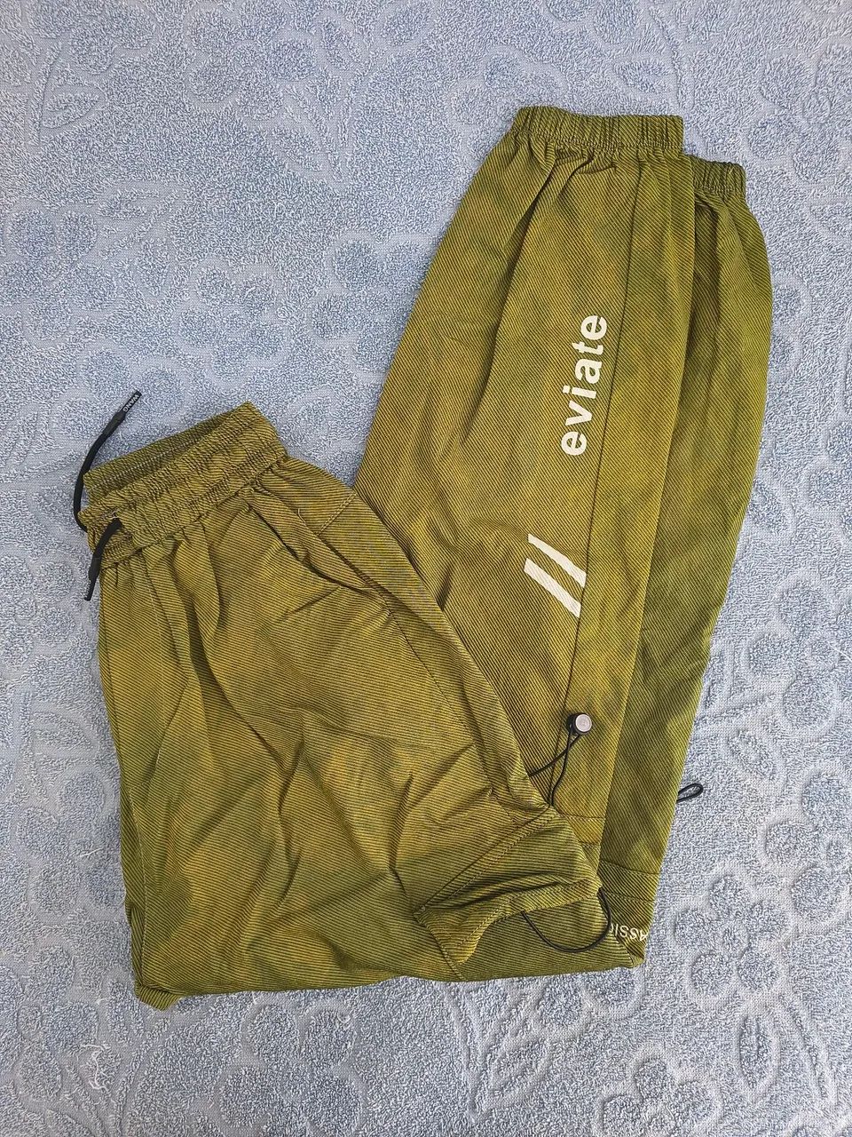 Calça Jogger Cargo Verde Mesclada