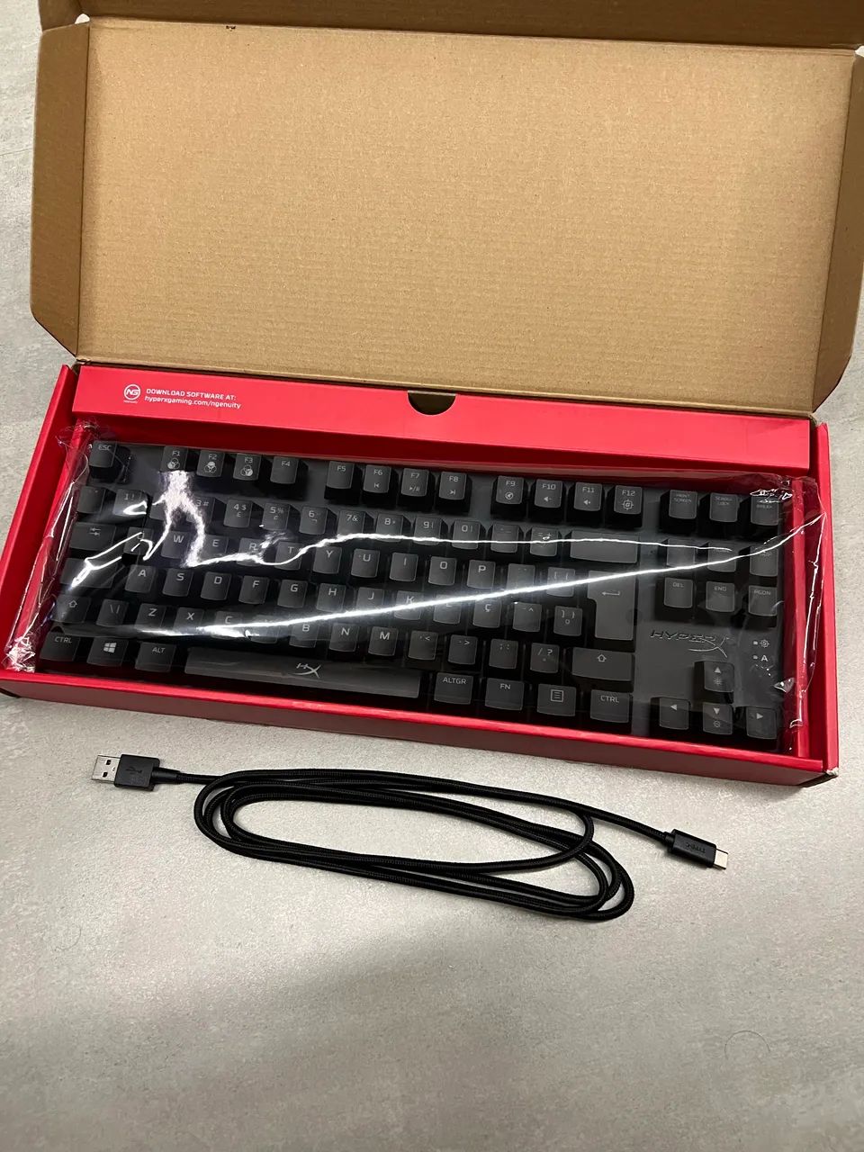 HyperX Alloy Origins Core RGB - Impecável na Caixa - Foto 4