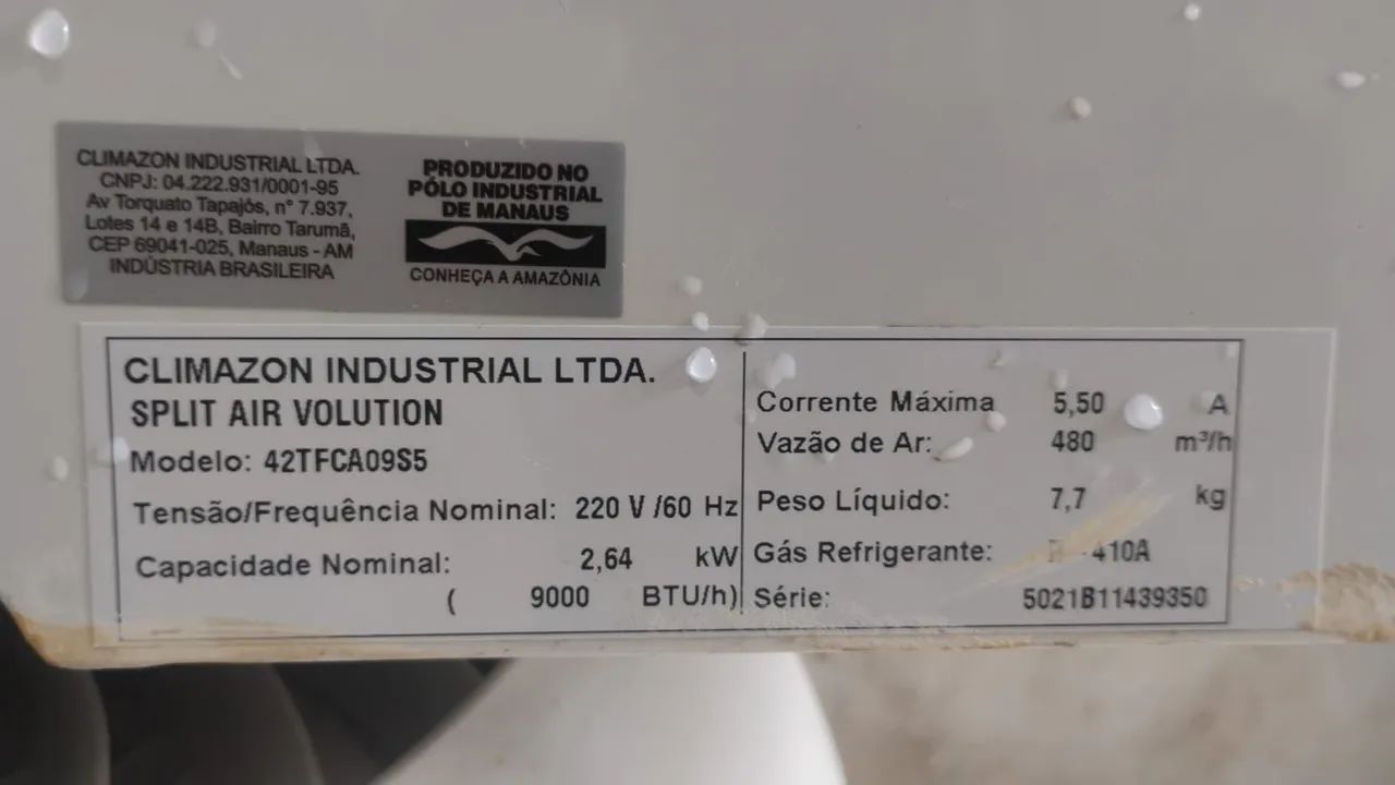Central de Ar Springer 9.000 BTus. - Foto 3