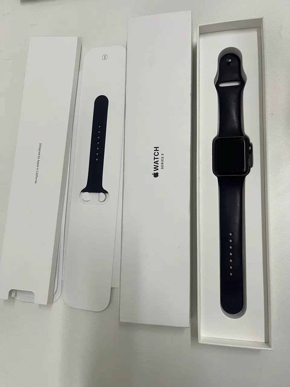 Smartwatch Apple séries 3 42mm cinza - Foto 4