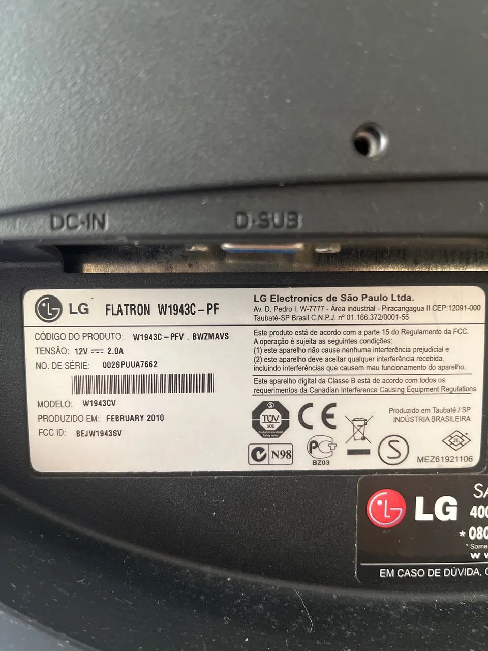 Monitor LG funcionando perfeitamente - Foto 4