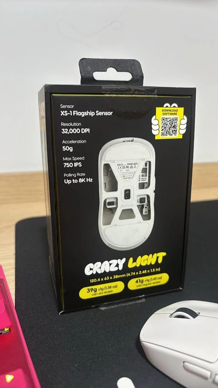 MOUSE PULSAR CRAZYLIGHT X2 MEDIUM - Foto 3