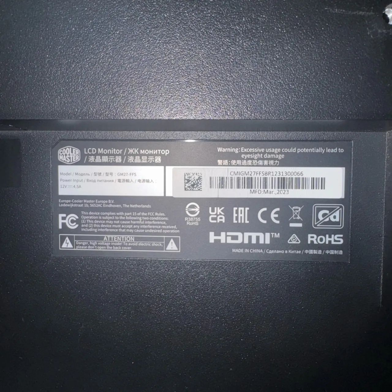 Monitor Gamer Cooler Master  - Foto 3