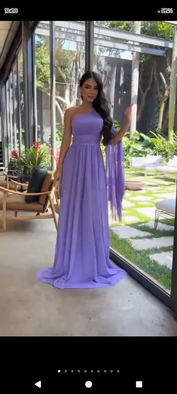 Vestido lilas