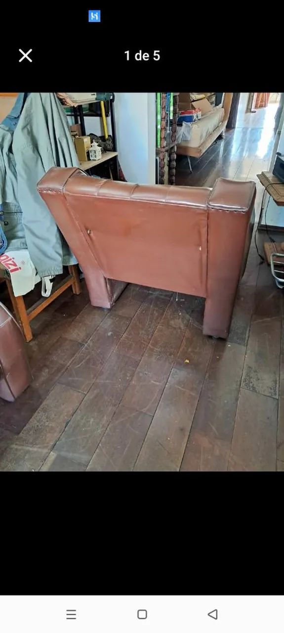 Poltronas em Couro alto padrão Vintage  - Foto 3