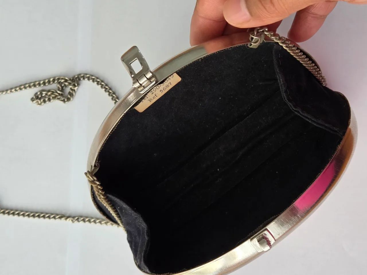 Bolsa pequena de Metal Vintage  - Foto 5