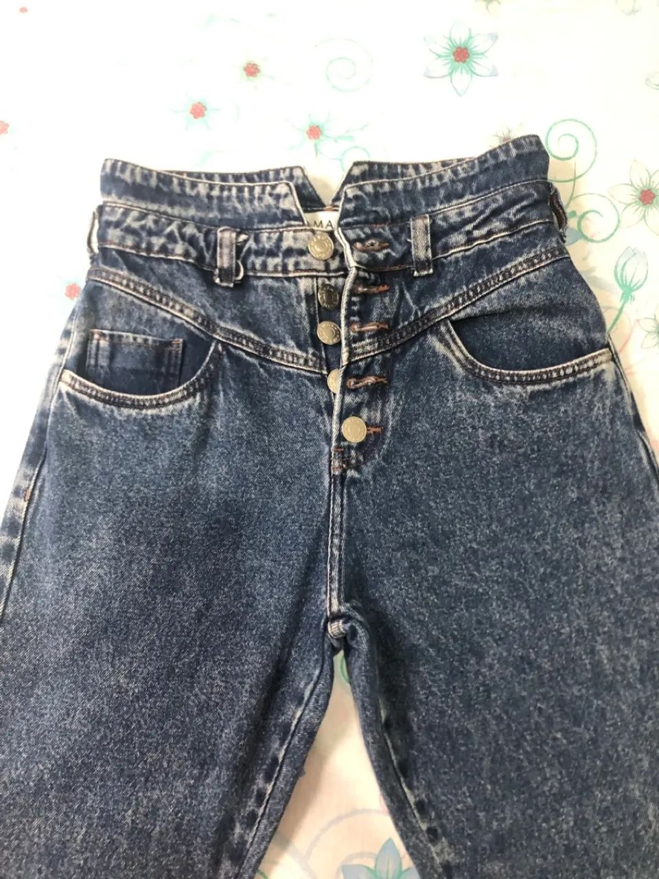 Calça jeans feminina 36 - Foto 2