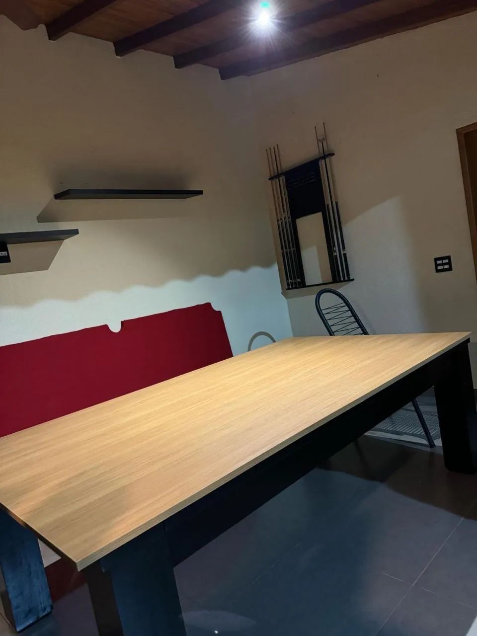 Mesa de sinuca com tampo para mesa de jantar  - Foto 4