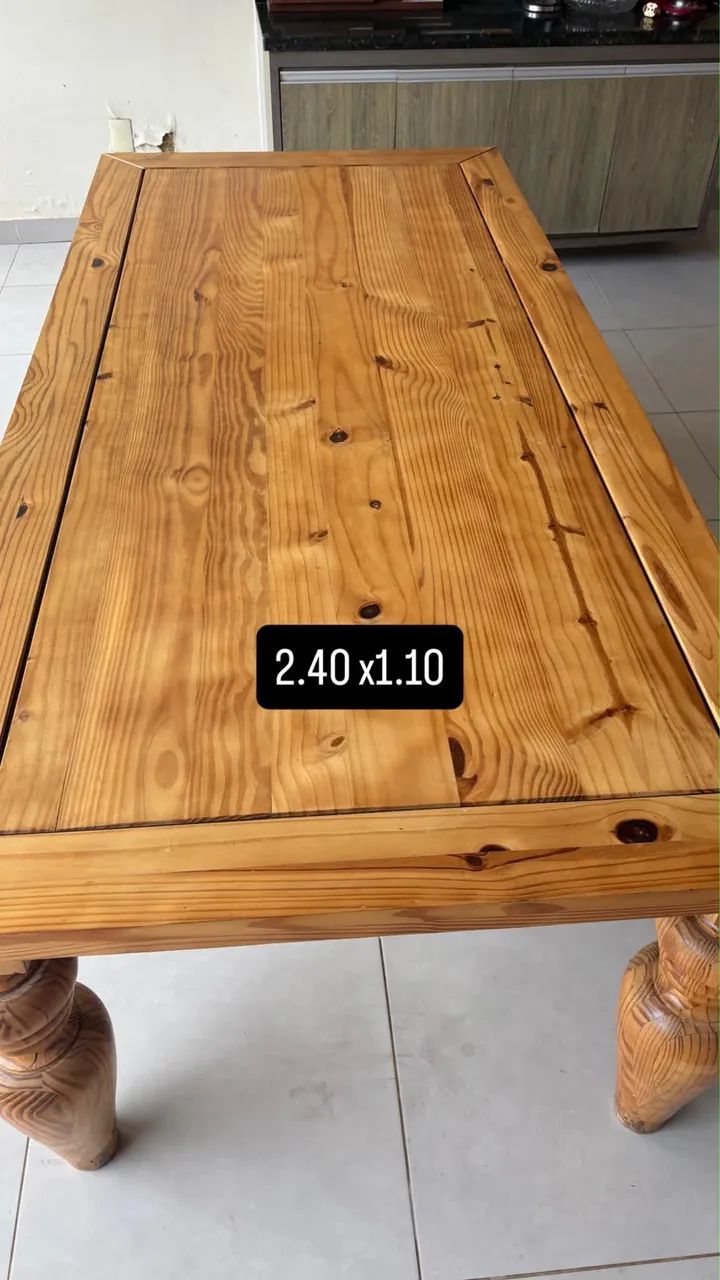 Mesa de madeira  - Foto 3