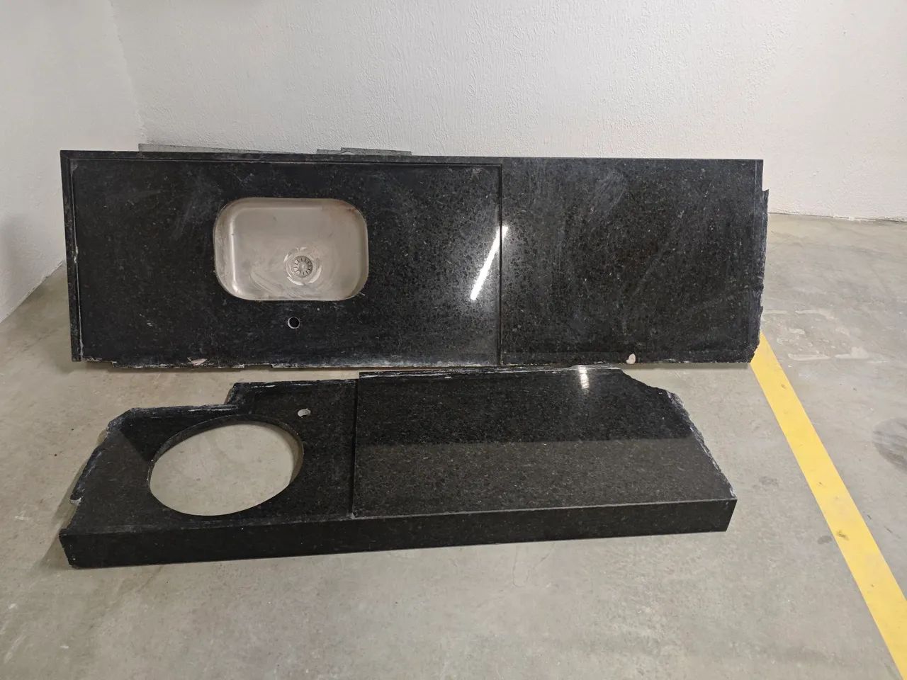 Mesa de granito verde ubatuba