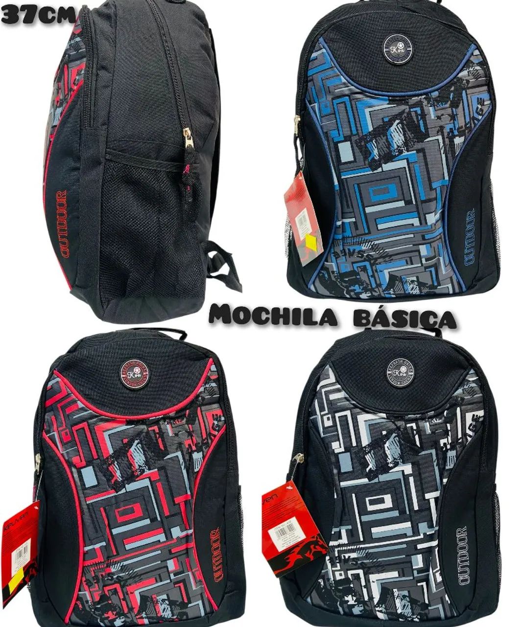 Mochila básica masculina