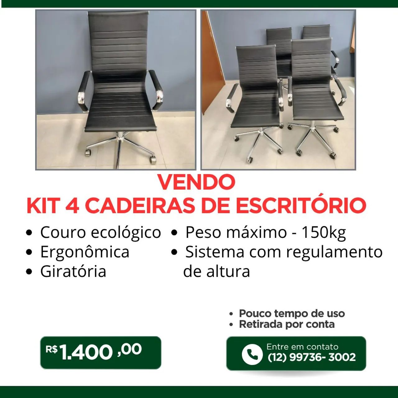 MÓVEIS PARA ESCRITÓRIO - OPORTUNIDADE IMPERDÍVEL  - Foto 3