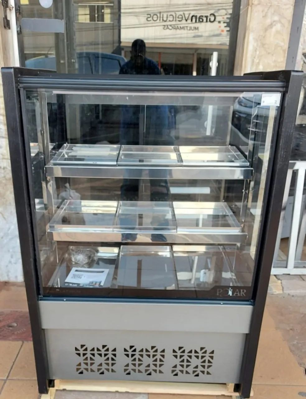 VITRINE PARA SALGADO POLAR 0.80CM - NOVO