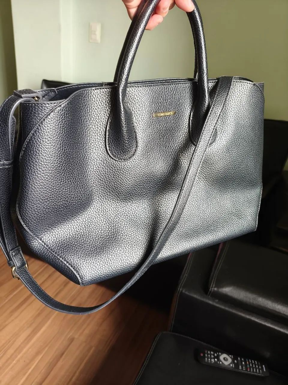 Bolsa grande de couro Constance 