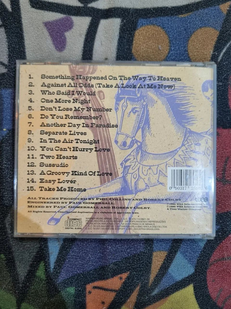 CD Phil Collins Sérios Hits Live - ano 1990 - Foto 2