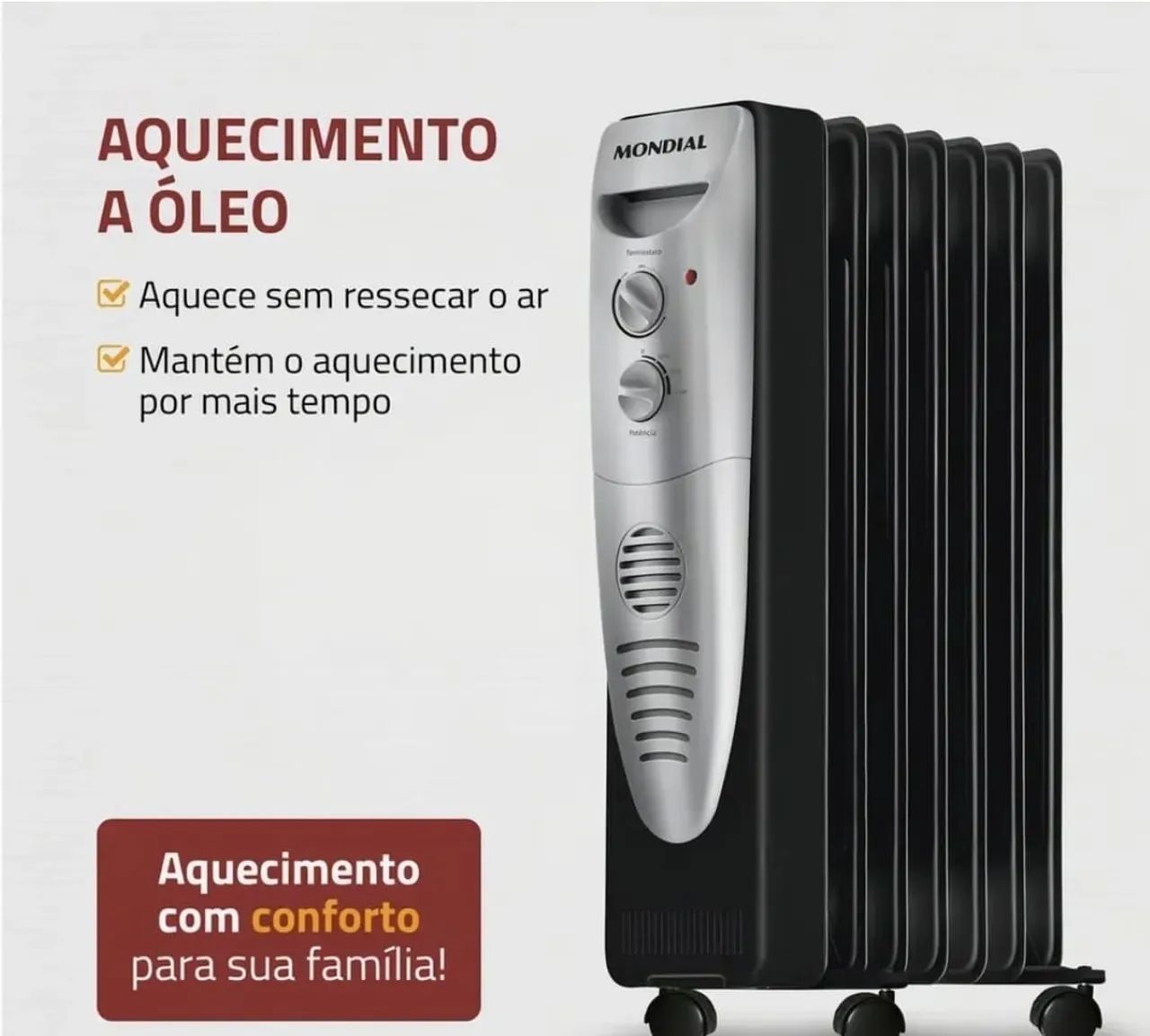 Aquecedor a óleo novo  - Foto 3