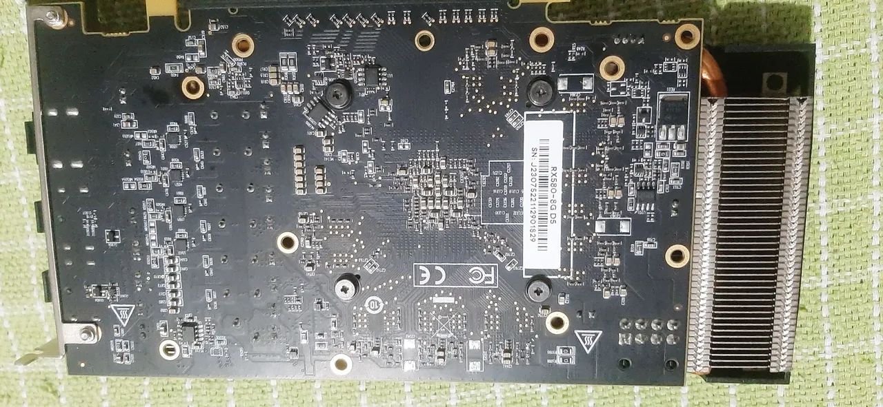 カズヒロ　ディスプレイ　レジン天板 Rx 580 8gigas - Peças de Hardware - Laranjeiras, Caieiras